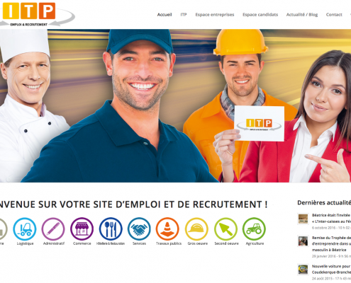 site web ITP Emploi & Recrutement